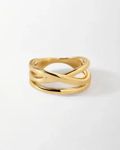 Edge of Ember All Rings | Natali Topaz Line Ring