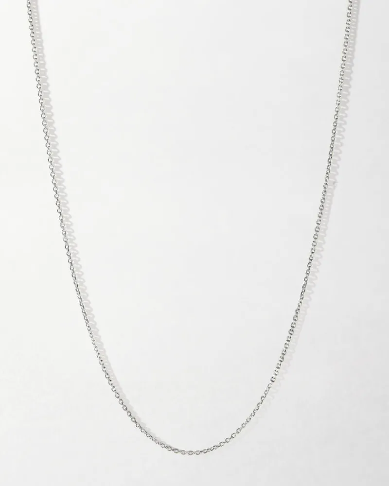 Edge of Ember Chain | Style | Necklace Extender - Silver