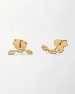 Edge of Ember Piercing | Huggies | Opal Huggie Earrings