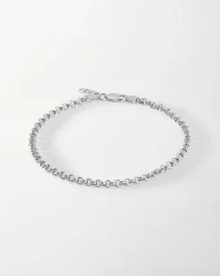 Edge of Ember Style | Paperclip Chain Bracelet - Silver