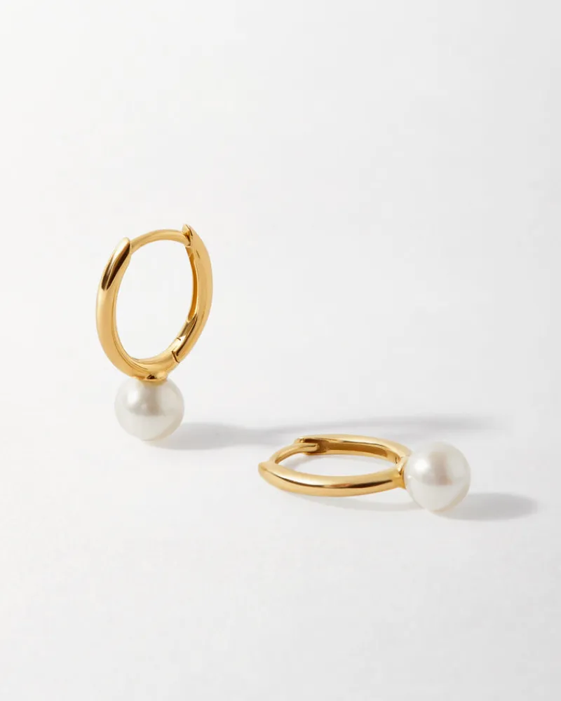 Edge of Ember Solid Gold & Diamonds | Style | Pearl Diamond Necklace