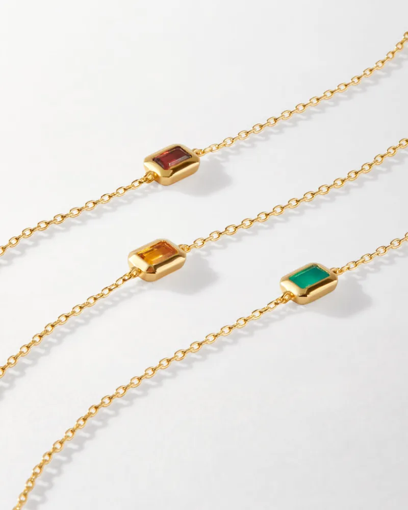 Edge of Ember Style | Toi Et Moi | Quintet Customised Gemstone Necklace