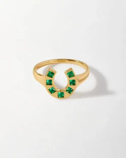 Edge of Ember Style | Ridge Green Onyx Stud Earrings