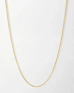 Edge of Ember Chain | Style | Rolo Chain Necklace - Gold