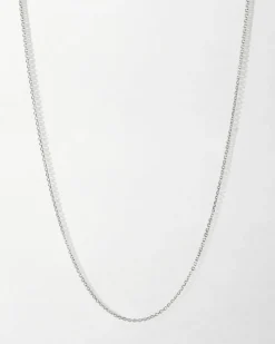 Edge of Ember Chain | Style | Rope Chain Necklace - Silver