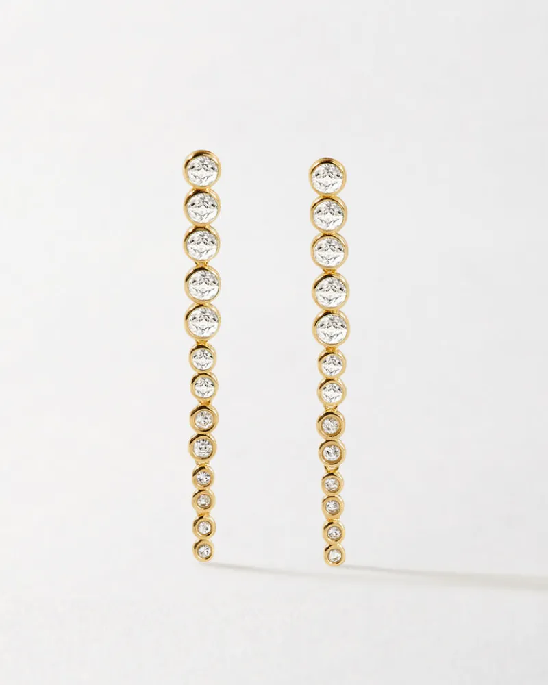 Edge of Ember Style | May Birthstone Jewellery | Serena Tennis Green & White Bracelet