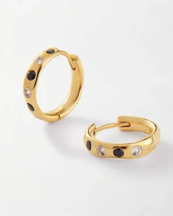 Edge of Ember Hoops | Style | Small Everyday Hoops - Gold