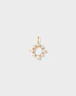 Edge of Ember Solid Gold & Diamonds | Style | Solar Opal Necklace