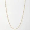 Edge of Ember Initial | Style | Solid Gold Initial Necklace