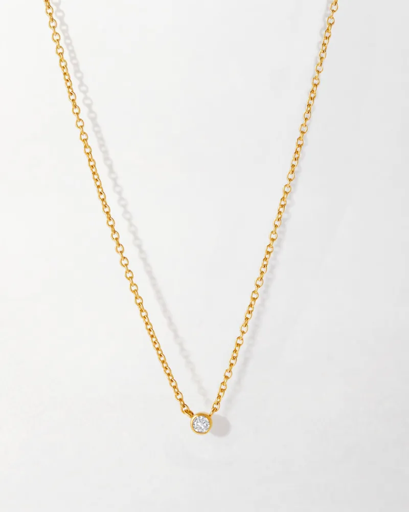 Edge of Ember Style | Solitaire Diamond Bracelet - Yellow Gold