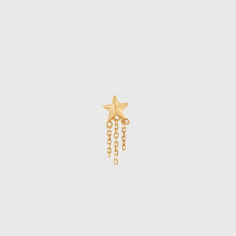 Edge of Ember Studs | Style | Solitaire Diamond Piercing Earring