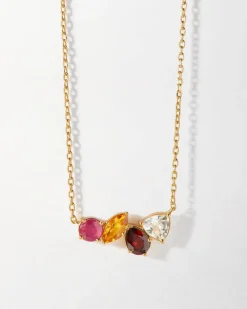 Edge of Ember Style | Toi Et Moi | Trinity Customised Gemstone Necklace