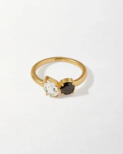 Edge of Ember All Rings | May Birthstone Jewellery | Trinity Green Gemstone Ring