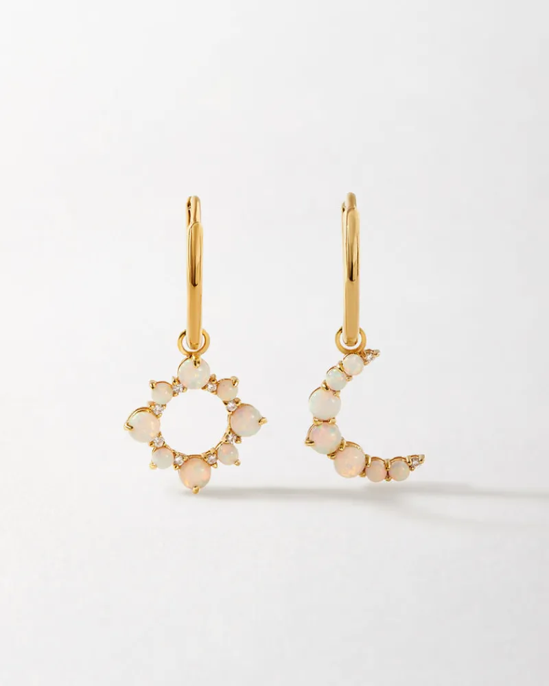Edge of Ember Style | Trio Opal Stud Earrings