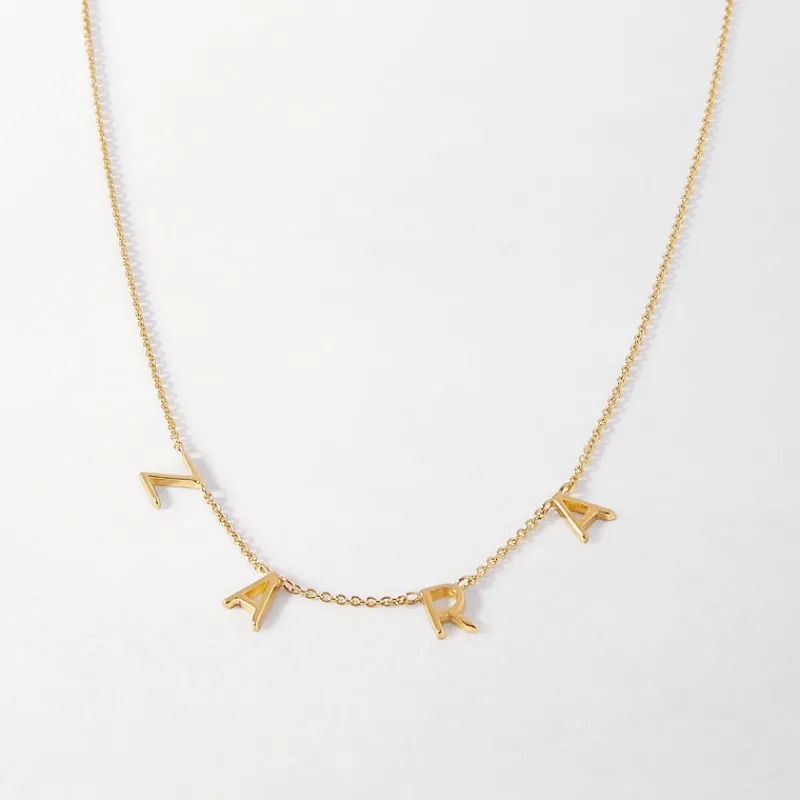 Edge of Ember Solid Gold & Diamonds | Initial | Your Heart Diamond Necklace
