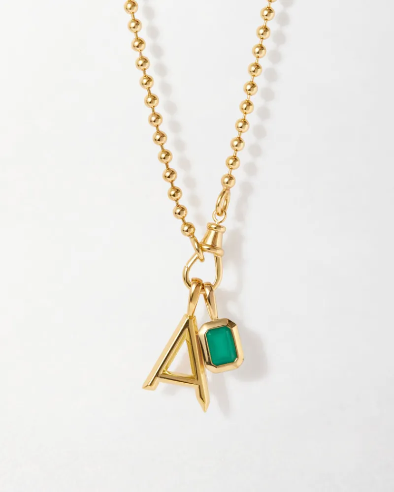 Edge of Ember Birthstones And Zodiac | Engravable | Zodiac Birthstone Necklace