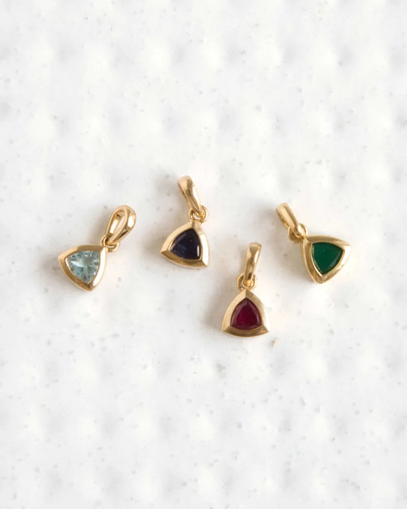 Edge of Ember Birthstones And Zodiac | Engravable | Zodiac Pendant